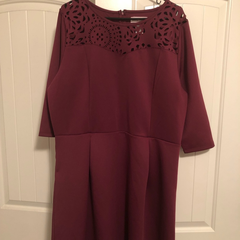Wine/Maroon Dress